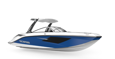 2026 Scarab 285 SE Twin Rotax 1630 ACE - 230 Denim Blue / White Gray Standard Cockpit Interior Sale...