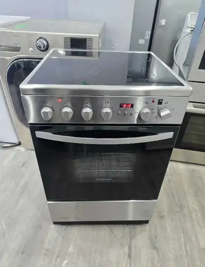 Apartment Size Frigidaire 24" White Electric Ceramic Top Stove, View more