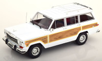 1989 JEEP GRAND WAGONEER WHITE WITH WOOD 1:18 BY KK SCALE MODELS