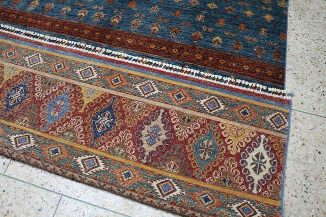 Handmade Persian Rug High-Quality Handmade Afghan Chobi Rug in Rugs, Carpets & Runners in City of Toronto - Image 2