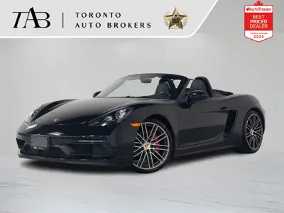 The 2018 Porsche 718 Boxster GTS embodies the essence of open-air performance with its mid-mounted 4...
