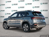 Meet the 2025 Volkswagen Taos Trendline 4MOTION, a stunning new gray SUV that excels in all-wheel dr... (image 3)