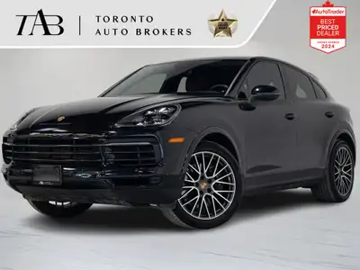 This 2021 Porsche Cayenne Coupe is a local Ontario vehicle and a high-performance luxury SUV that bl...