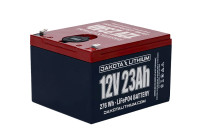 Dakota Lithium 12V 23Ah with 2 USB's and Voltmeter. In Stock