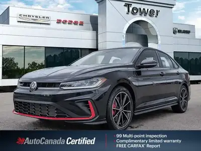 Come see this 2025 Volkswagen Jetta GLI Autobahn. Its Manual transmission and Intercooled Turbo Prem...