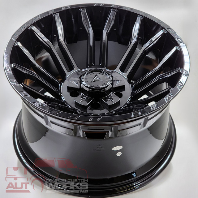NEW DESIGN!!! 5, 6, 8 BOLT 20X12 GLOSS BLACK wheels! ARMED HAVOC in Tires & Rims in Kelowna - Image 3
