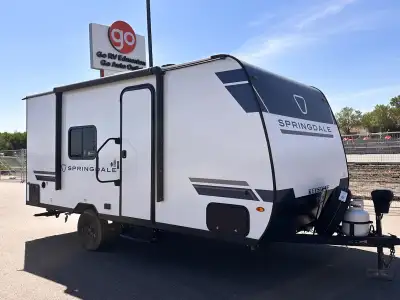 The 2026 Springdale 1660RB is a compact, lightweight travel trailer designed for easy towing without...