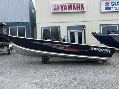 In Stock - 2026 Smoker Craft 16 FT Voyager SS TS Get out on the water today with this simple 16' fis...