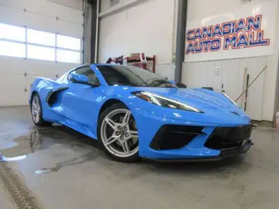 CLEAN CARFAX, ACCIDENT-FREE! ABSOLUTELY STUNNING CORVETTE STINGRAY 2LT Z51 IN RAPID BLUE EXTERIOR OV...