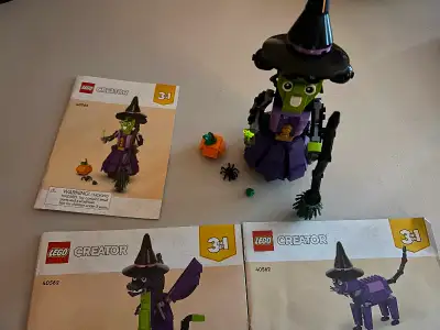 LEGO creator 3 in 1 Halloween witch dragon & cat, View more