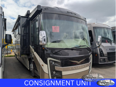 The Aspire 42DEQ class A diesel motor home by Entegra Coach offers quad slides, walk-thru bath, ente...