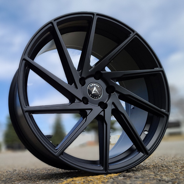 20" Wheels - Full set $1090! ARMED 9mm MATTE BLACK! in Tires & Rims in Kelowna