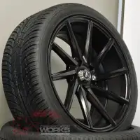NEW! .38 CAL MATTE BLACK 18" rims w/NEW TIRES! ONLY $1250