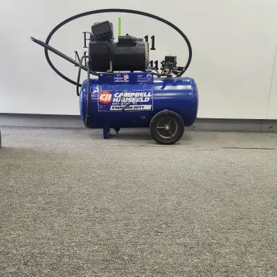 Campbell Hausfeld 13 Gallon Air Compressor - WL604004AJ - This compressor is designed with an oil lu...