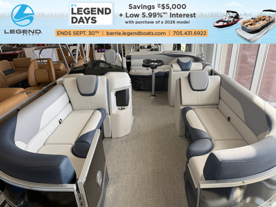 Check out our 2025 Legend Q 21 C Sport powered by a Mercury 115 ELPT 4S. This is a Specials List mod...