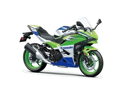 2024 Kawasaki NINJA 500 SE 40TH ANNIVERSARY SAVE $1115 RABAIS La Ninja 500 SE 40e Anniversaire 2024...