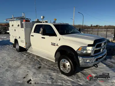 Countryside Fleet 2014 Dodge 4500 CrewCab 4x4 Service Utility Truck + 6.7L Cummins Diesel + 4x4 W/ A...