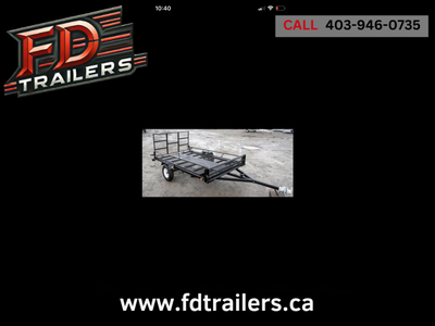 6x10.5 ATV / UTV Utility Trailer – $2,499 2,000 LB Payload | Perfect for Two Quads or Dirt Bikes Rea...