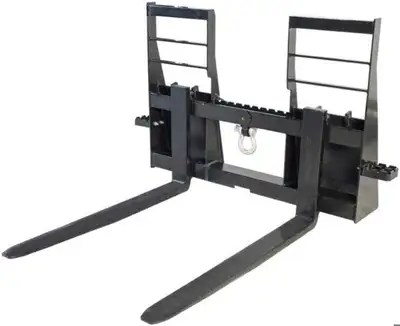 6600LBS CAPACITY, 48in. Ideal for lifting and moving material with your loader Compatible with compa...