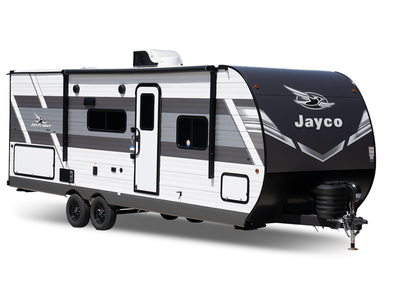 Jayco Jay Flight travel trailer 175FQW highlights: Full Rear Bath 8,000 BTU Wall Mount A/C Front Sem...