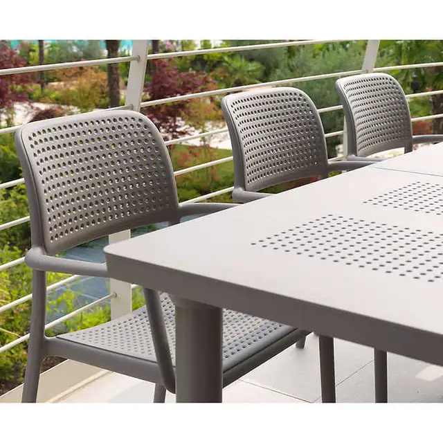 Nardi 9-piece Libeccio 87 in. x 40 in. Patio Dining Set in Patio & Garden Furniture in City of Toronto - Image 6