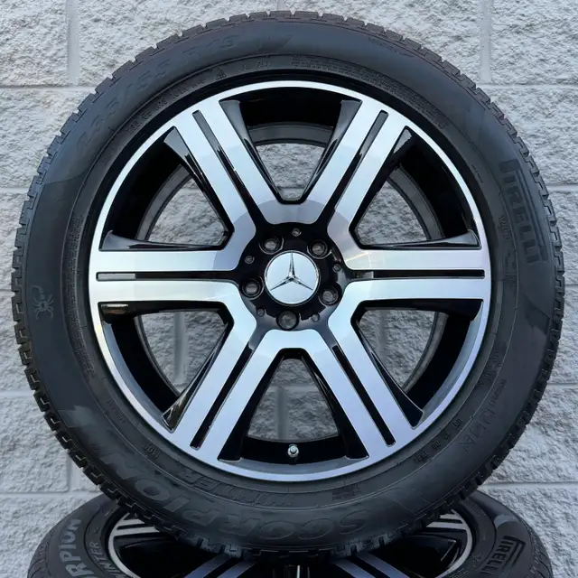 (80%) 4x MB GLC 43 AMG 19" OEM RunFlat Winter Wheels Package in Tires & Rims in City of Toronto - Image 3