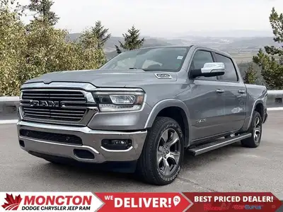 Welcome to Moncton Chrysler Jeep Dodge. Recent Arrival! 2019 Ram 1500 Laramie HEMI 5.7L V8 VVT 4WD C...