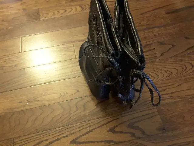 Brand New Women leather winter boots Size 9 in Women's - Shoes in Calgary - Image 5