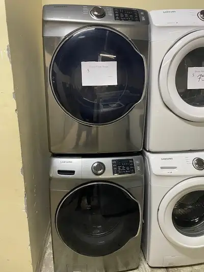 Laveuse sécheuse frontales stainless Samsung ( remis a neuf ), View more