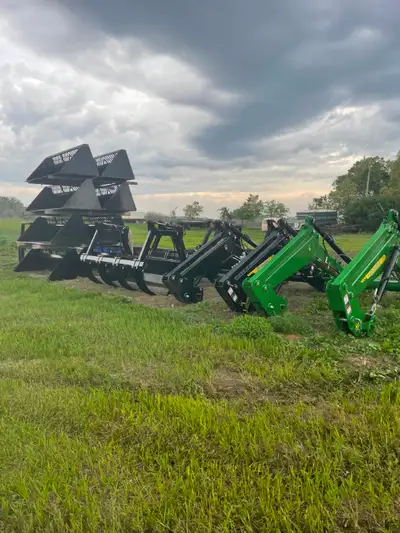 SuperStar Loaders, Grapples, Buckets, Forks, available for any tractor or skid steer, HD built , Fuc...