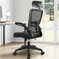 Ergonomic Office Chair, with Headrest+Adjustable Lumbar Support