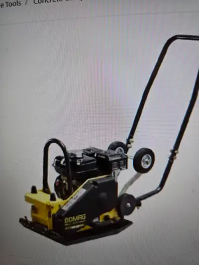 Brand New Bpmag Plate Compactor BVP10-36. Vibratory plate compactor, Honda GX120 gas engine, unit we...