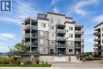 Trendy two-bedroom, two-bathroom condo at Green Square Vert in Kelowna's Lower Mission. This 890 sq...