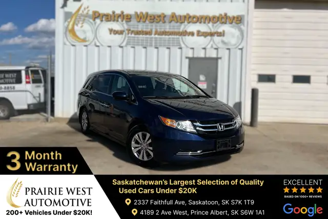 2016 Honda Odyssey EX-L 8 Passenger | Power Door | DVD Player