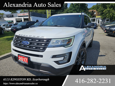 2017 FORD EXPLORER XLT 4WD/ FULLY LOADED/ 7 PASSENGERS/ LEATHER/SUADE/ NAVI/ BACKUP CAMERA/ BLUETOOT...