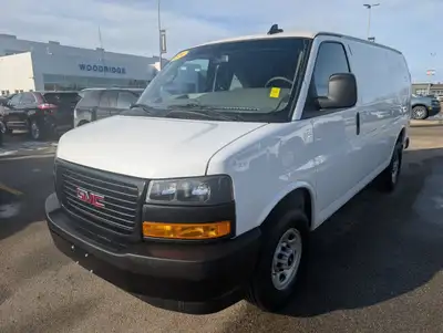 Easy Clean Floors, Rear Vision Camera, Power Windows, Power Doors, SiriusXM! This 2024 GMC Savana Ca...