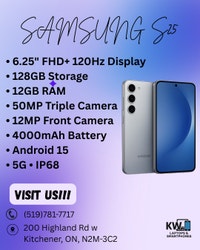 SAMSUNG S25 Kitchener / Waterloo Kitchener Area Preview