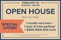 1 Month Free Rent Free Parking Exclusive Open House 2 Months (on 3 bedrooms only) Visitez notre site... (image 3)