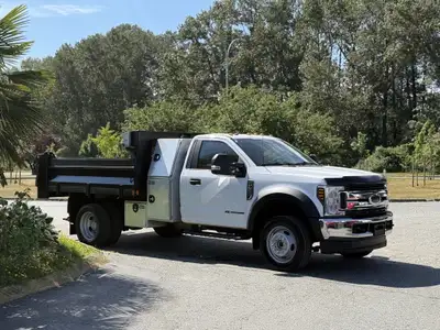 Abenante Motor Group (SK) 2019 Ford F-550 XLT Dump Truck 9' x 8' Dump Tarp Trailer Brake Controller...