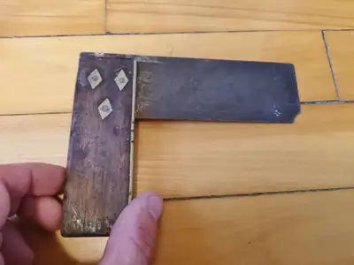 vintage T-square / équerre en T vintage, View more