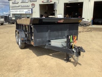 USED 12FT DUMP TRAILER LOCATED IN NISKU, AB PHOTOS COMING SOON! MODEL: DT8312-14K SIZE: 83in. X 142.... (image 1)