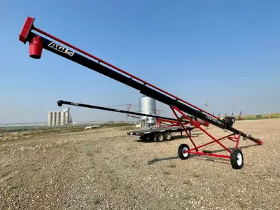 AGI WRX 8” x 41 Ft Truck Auger – Electric Motor Drive Capacity: Up to 3,000 BPH Length: 41 feet Diam...