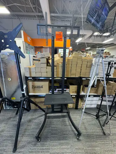 Portable Tv Stand Trolley With Wheels for 32- 65 TVS, View more