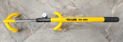 The Club Twin Hooks Steering Wheel Lock with Key, View more