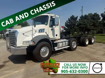 Triaxle Cab and Chassis, Mack MP8 425HP, 932,024kms, Allison Auto,20,000lb Front Axle, 46,000lb Rear...