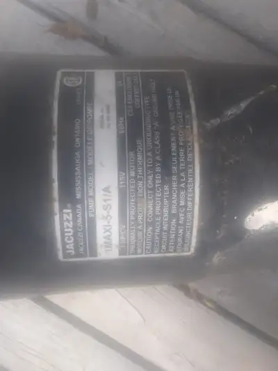 jucuzzi jet  pump came out of a hot tub, View more