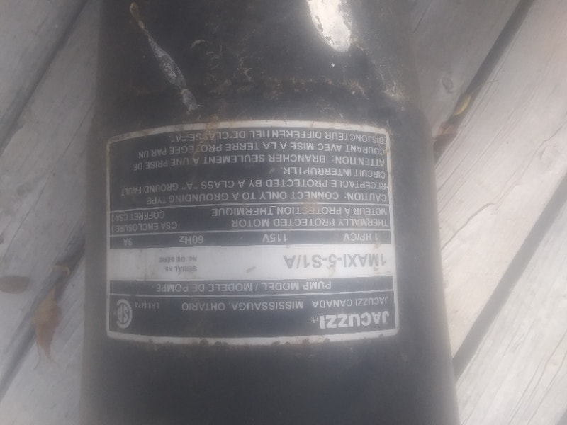 jucuzzi pump came out of a hot tub Hot Tubs & Pools Saint John Kijiji