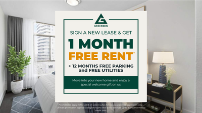 Building Features Get 1 Month Free Rent + 12 Months of Free Parking and Free Utilities!* Welcome to...