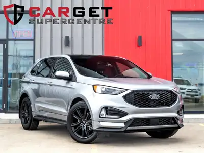 Carget Supercentre is proud to present this beautiful 2021 Ford Edge ST-Line! EXTERIOR: ICONIC SILVE...