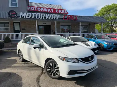 Welcome to Motorway Cars. 2015 Honda Civic EX Front-Wheel Drive Smart Key with Remote Entry Push But...